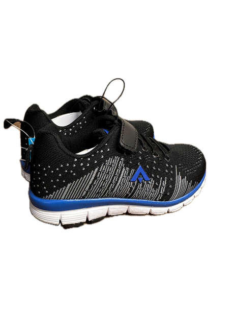 Aerosport Boost Junior Kids Running Shoes - Black/Royal Blue (Sneakers/Runners)