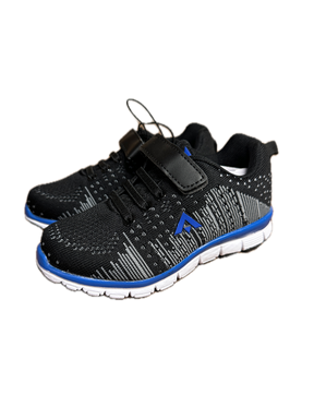Aerosport Boost Junior Kids Running Shoes - Black/Royal Blue (Sneakers/Runners)