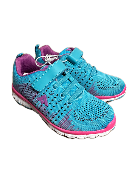 Aerosport Kids Junior Running Shoes Sneakers Runners - Blue/Pink