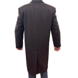 Bossini Lapel Trench Coat w/ Cashmere - Brown (Small)