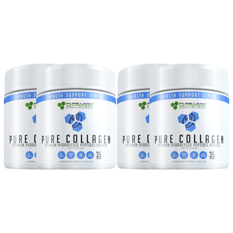 1680g Pure Lean Nutrition Hydrolysed Collagen Peptides Powder Bulk - Grass Fed (Hair Skin Nail Supplement)