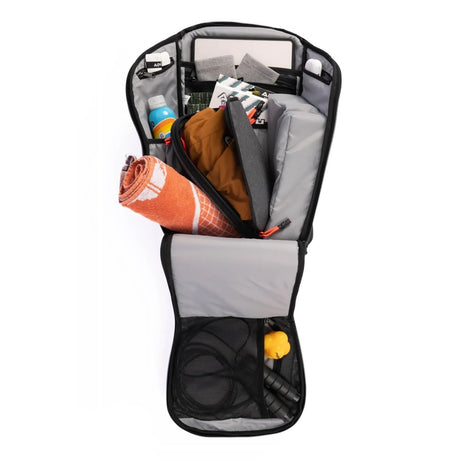 ADV Tennis Backpack V2 Bag (3 Racquet Capacity) w/ 16" Laptop Sleeve + Cooler in Midnight Black/Charcoal