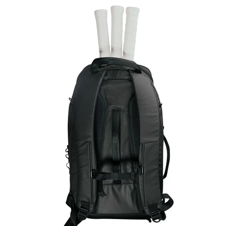 ADV Tennis Backpack V2 Bag (3 Racquet Capacity) w/ 16" Laptop Sleeve + Cooler in Midnight Black/Charcoal