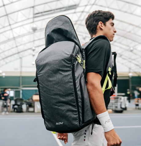 ADV Tennis Backpack V2 Bag (3 Racquet Capacity) w/ 16" Laptop Sleeve + Cooler in Volt Charcoal