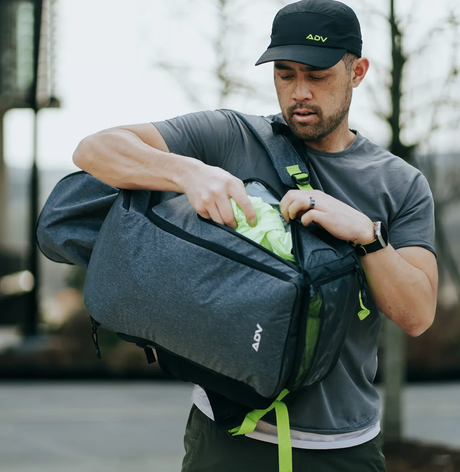 ADV Tennis Backpack V2 Bag (3 Racquet Capacity) w/ 16" Laptop Sleeve + Cooler in Volt Charcoal