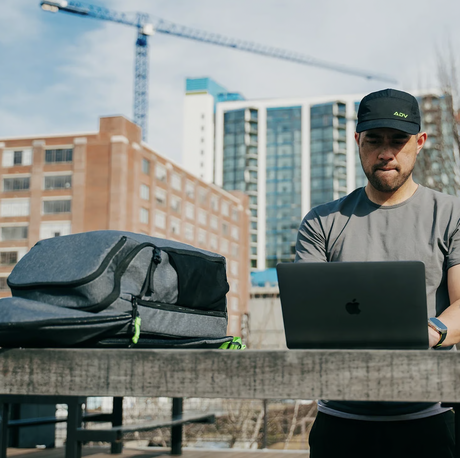ADV Tennis Backpack V2 Bag (3 Racquet Capacity) w/ 16" Laptop Sleeve + Cooler in Volt Charcoal