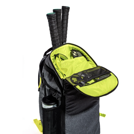 ADV Tennis Backpack V2 Bag (3 Racquet Capacity) w/ 16" Laptop Sleeve + Cooler in Volt Charcoal