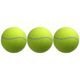 3x 10" Giant Tennis Ball Pack - Yellow (Autographs, Kids Games & Jumbo Toy)