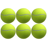 6x 10" Giant Tennis Ball Bulk Pack - Yellow (Autographs, Kids Games & Jumbo Toy)