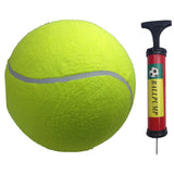 10" Giant Tennis Ball with Ball Pump (Autographs, Kids Games & Jumbo Toy)