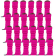 24x Womens Leg Warmers Disco Winter Knit Dance Party Crochet Legging Socks Costume - Purple