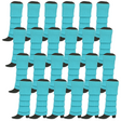 24x Womens Leg Warmers Disco Winter Knit Dance Party Crochet Legging Socks Costume - Sky Blue