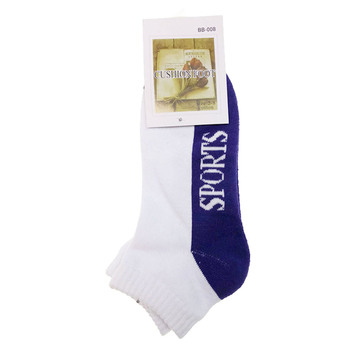 24x Cotton Sports Ankle Socks Bulk Pack - Low Cut Anklet Cushion Running Socks (Assorted Colours)