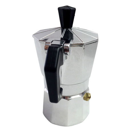 2 Cup Aluminium Moka Coffee Percolator - Stovetop Espresso Maker