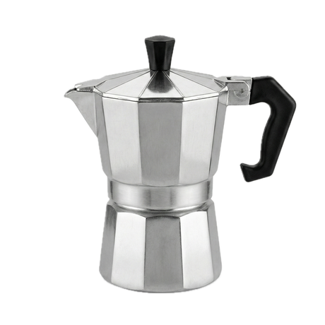 2 Cup Aluminium Moka Coffee Percolator - Stovetop Espresso Maker