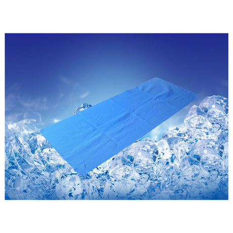 2x INSTANT COOLING TOWEL UPF 50+ Ice Cold Sport Sweat Absorbing Leisure 66x43