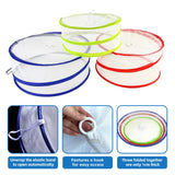 3 Piece Pop-Up Food Cover Set (BBQ, Camping & Picnic Insect Protector)