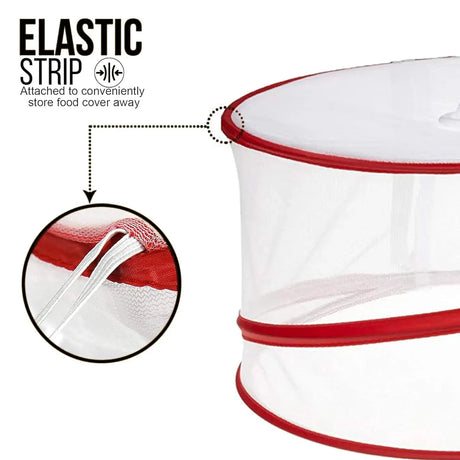 3 Piece Pop-Up Food Cover Set (BBQ, Camping & Picnic Insect Protector)