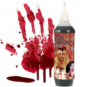 450ml Vampire Fake Blood - Red Zombie Halloween Make Up Gel (Horror Accessory)