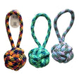 Nunbell Large Pet Toy Rope Knotted Ball - Assorted Colours