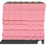 6x Light Pink Ribbed Leg Warmers Bulk Pack - Womens Dance Costume/80s Party