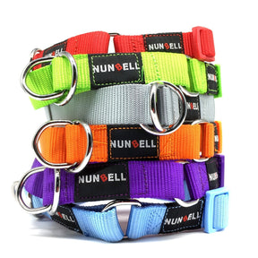 6x Dog Training Martingale Choker Collar Bulk Pack - Adjustable Lead (2.5cm Width)