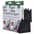 8x Non-Slip Reusable Rug Grippers Bulk Pack - Anti-Skid Carpet Mat Pads (Washable)