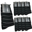 9 Pairs COTTON BUSINESS SOCKS Mens Dress Crew Plain Work Casual  BULK - Black - 6-11