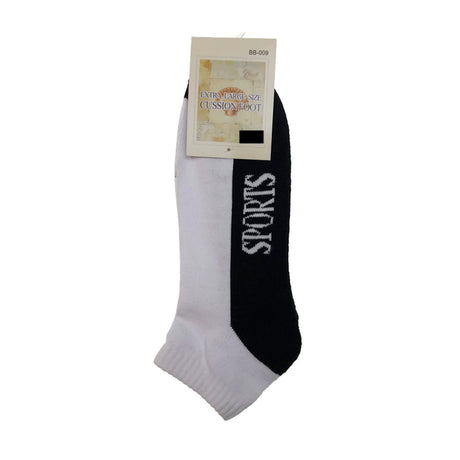 9x Cotton Sports Ankle Socks Bulk Pack - Low Cut Anklet Cushion Running Socks (Assorted Colours)
