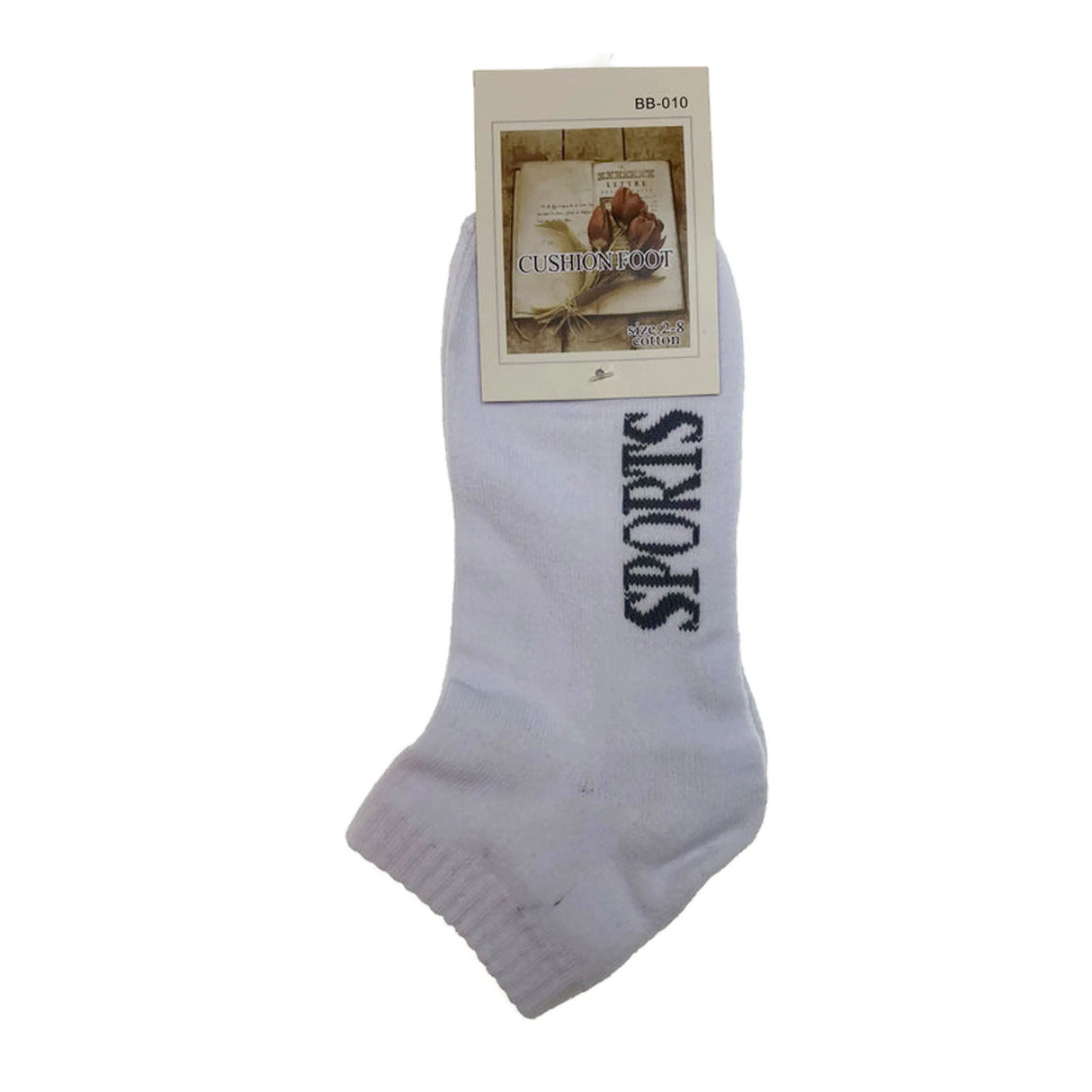 9x Cotton Sports Ankle Socks Bulk Pack - Low Cut Anklet Cushion Running Socks (Assorted Colours)