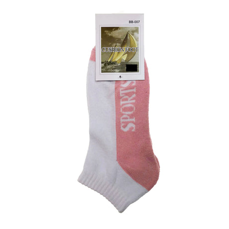 9x Cotton Sports Ankle Socks Bulk Pack - Low Cut Anklet Cushion Running Socks (Assorted Colours)