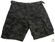 Mens Heavy Duty Cargo Shorts - Dark Camo (Adjustable 100% Cotton Drill Work Summer)