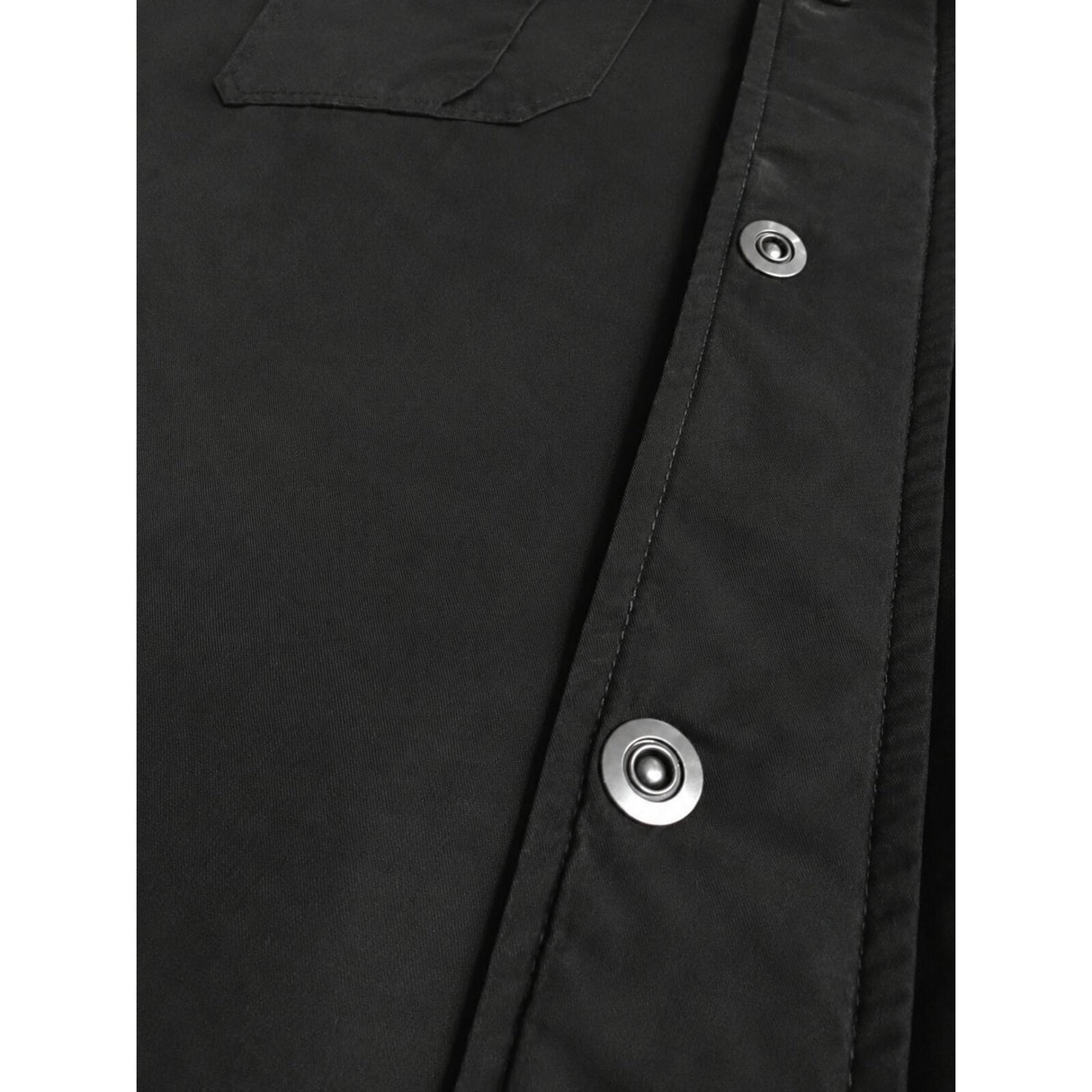 Mens Plus Size 100% Cotton Jacket - Black (Big & Tall Winter Coat)