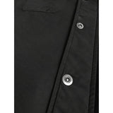 Mens Plus Size 100% Cotton Jacket - Black (Big & Tall Winter Coat)