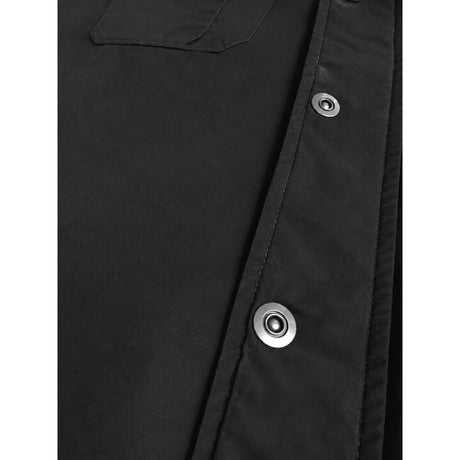 Mens Plus Size 100% Cotton Jacket - Black (Big & Tall Winter Coat)