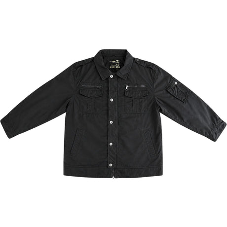 Mens Plus Size 100% Cotton Jacket - Black (Big & Tall Winter Coat)