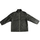 MENS PLUS SIZE JACKET King Extra Big & Tall Hood Coat 100% COTTON Warm Winter Large - Olive - 7XL