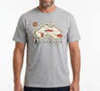 Grey Adults Australia T-Shirt - 100% Cotton Souvenir Gift