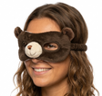 Bear Eye Mask – Animal Costume Accessory for Halloween & Party