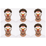 6x Chicken Eye Mask – Animal Costume Accessory for Halloween & Party (Bulk Pack)