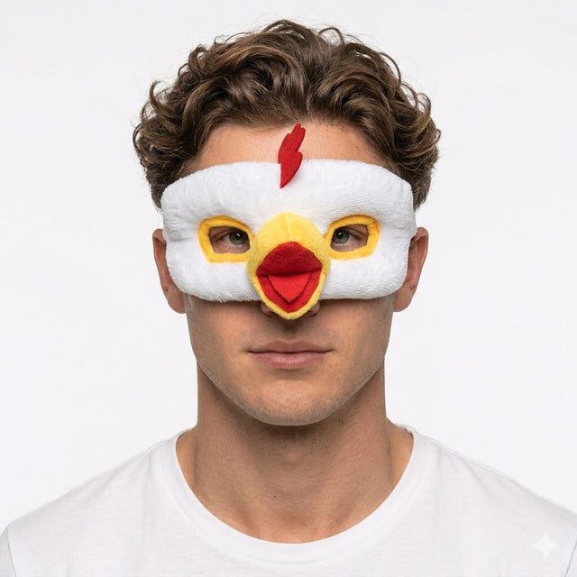 Chicken Eye Mask – Animal Costume Accessory for Halloween & Party