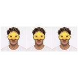 3x Duck Eye Mask – Animal Costume Accessory for Halloween & Party (Pack)