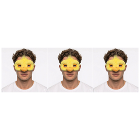 3x Duck Eye Mask – Animal Costume Accessory for Halloween & Party (Pack)