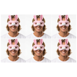 6x Bunny Rabbit Eye Mask – Animal Costume Accessory for Halloween & Party (Bulk Pack)