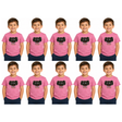 10x Kids Koala Australia T-Shirt Bulk Pack - Light Pink (100% Cotton Childrens Souvenir Gift Top)