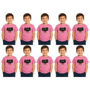 10x Kids Koala Australia T-Shirt Bulk Pack - Light Pink (100% Cotton Childrens Souvenir Gift Top)