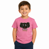 Kids KOALA AUSTRALIA T Shirt Tee Souvenir Gift Childrens Child 100% Cotton Top - Light Pink