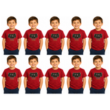 10x Kids Koala Australia T-Shirt Bulk Pack - Red (100% Cotton Childrens Souvenir Gift Top)