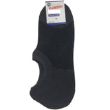 1 Pair No Show Bamboo Socks - Charcoal (Non-Slip Low Cut Invisible Footlet Socks)