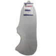 1 Pair NO SHOW BAMBOO SOCKS Non Slip Heel Grip Low Cut Invisible Footlet - White - 11-14